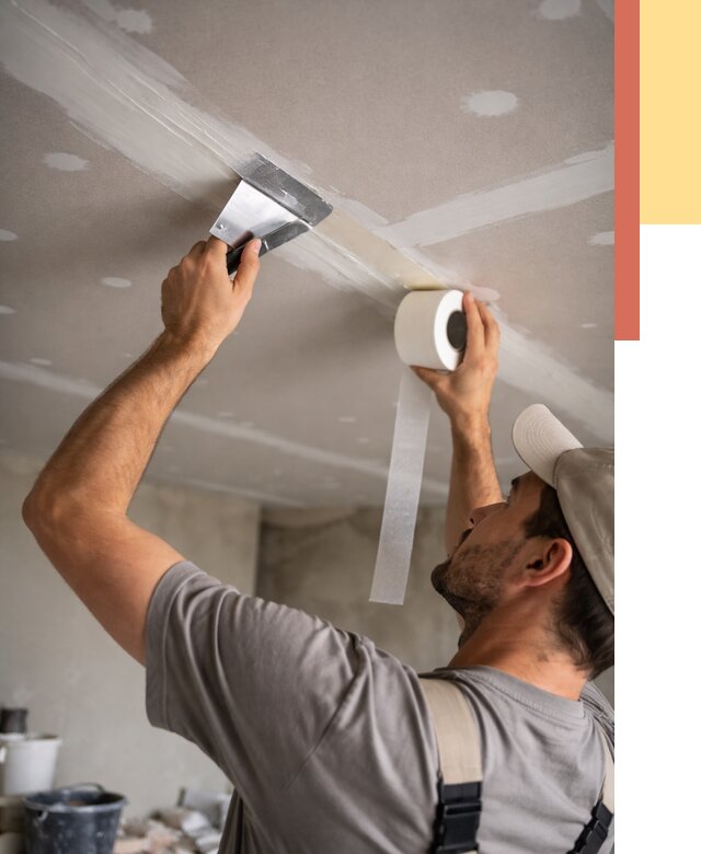 Обработка швов потолка ГКЛ в Светлограде от 7619 руб. под ключ | ОТДЕЛОЧНИК-Свт