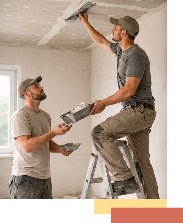 Шпаклевка потолка из гипсокартона в Светлограде качественно и быстро