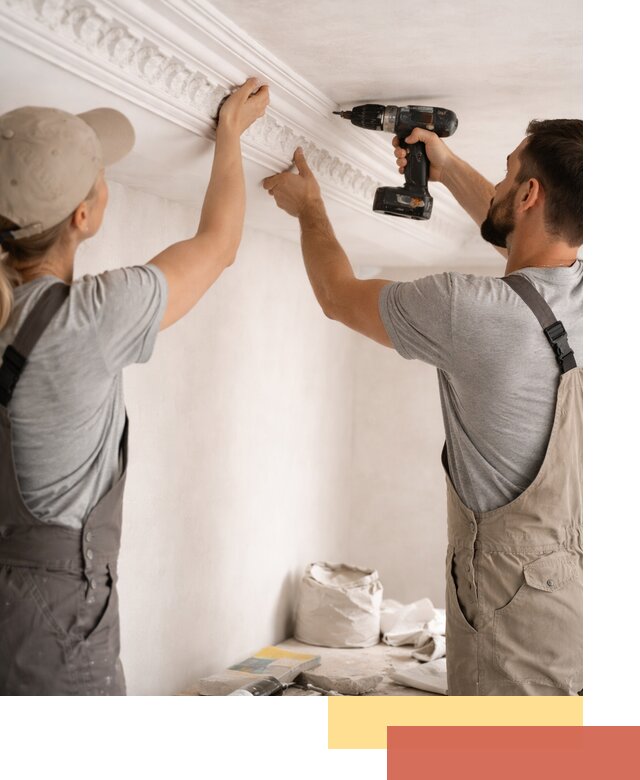 Профессиональный монтаж лепнины на потолок в Светлограде