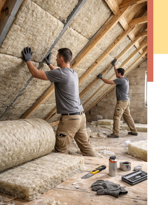 Утепление потолка минватой в Светлограде от 1473 руб. — быстро и недорого | ОТДЕЛОЧНИК-Свт