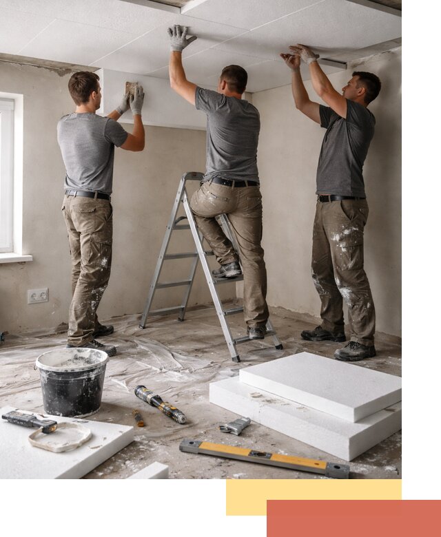 Утепление потолка пенопластом в Светлограде быстро и качественно